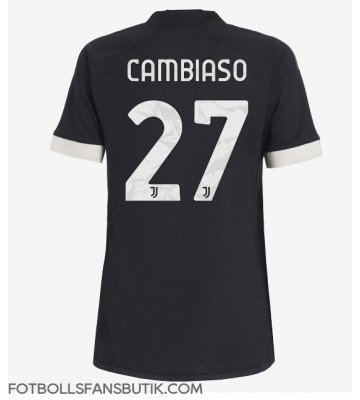 Juventus Andrea Cambiaso #27 Replika Tredje Tröja Damer 2023-24 Kortärmad